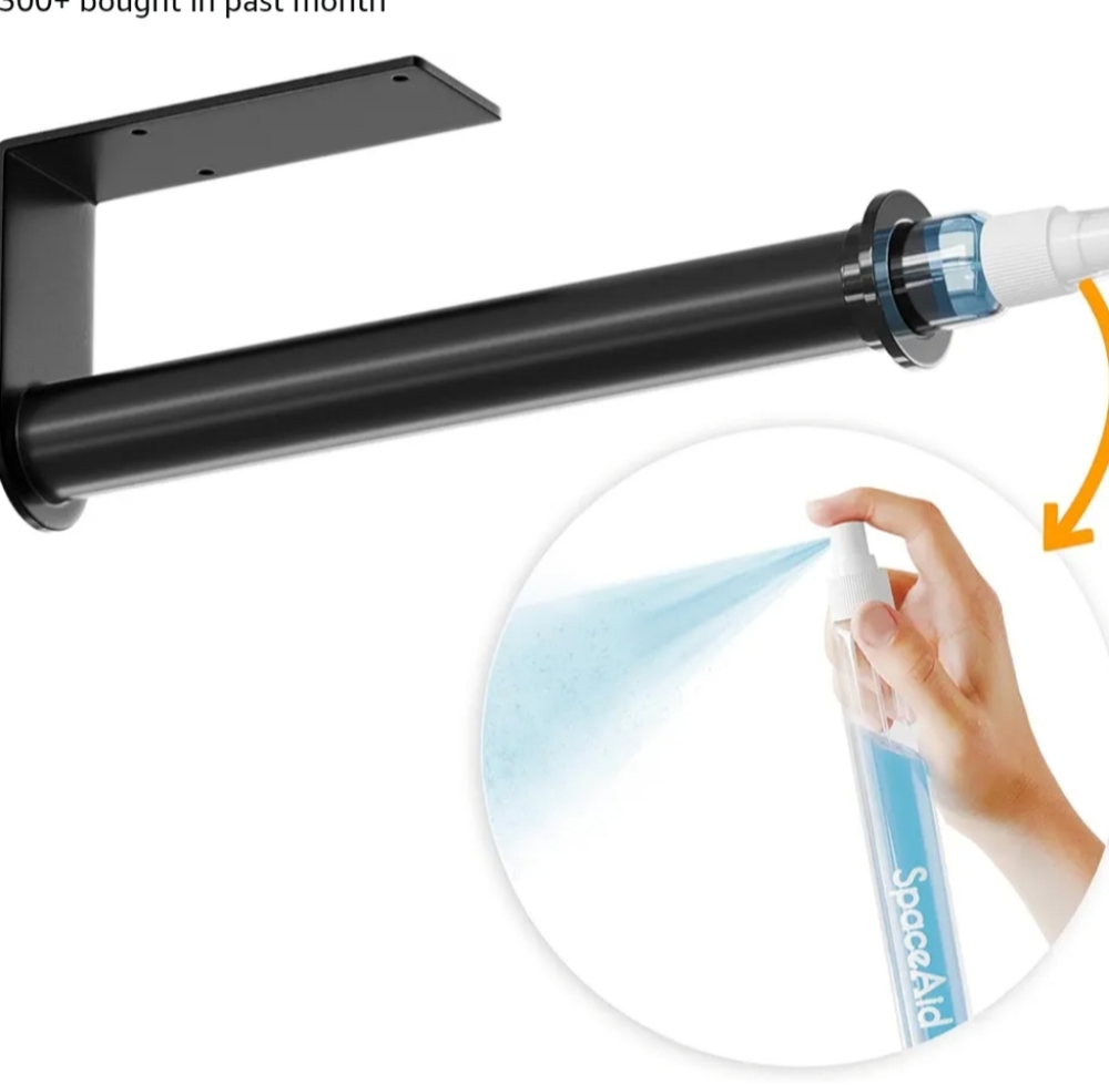 SpaceAid SprayNeat Paper Towel Holder with Spray Bottle